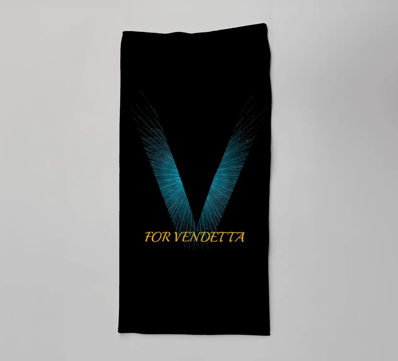 Design di V For Vendetta asciugamano da bagno da Urban Life