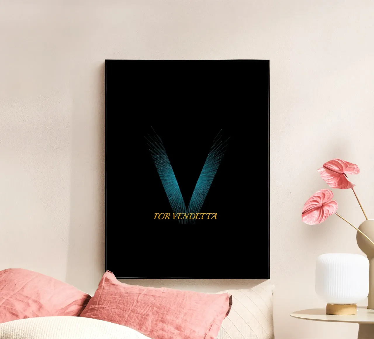 Design di V For Vendetta plexiglass da Urban Life