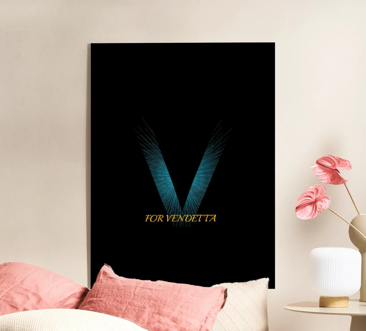 Design di V For Vendetta plexiglass da Urban Life