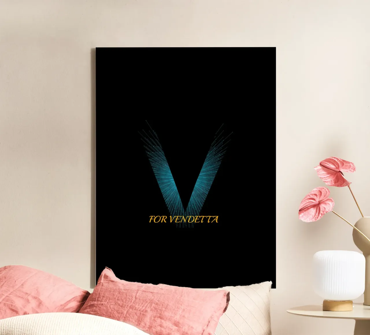 Design di V For Vendetta tela da Urban Life