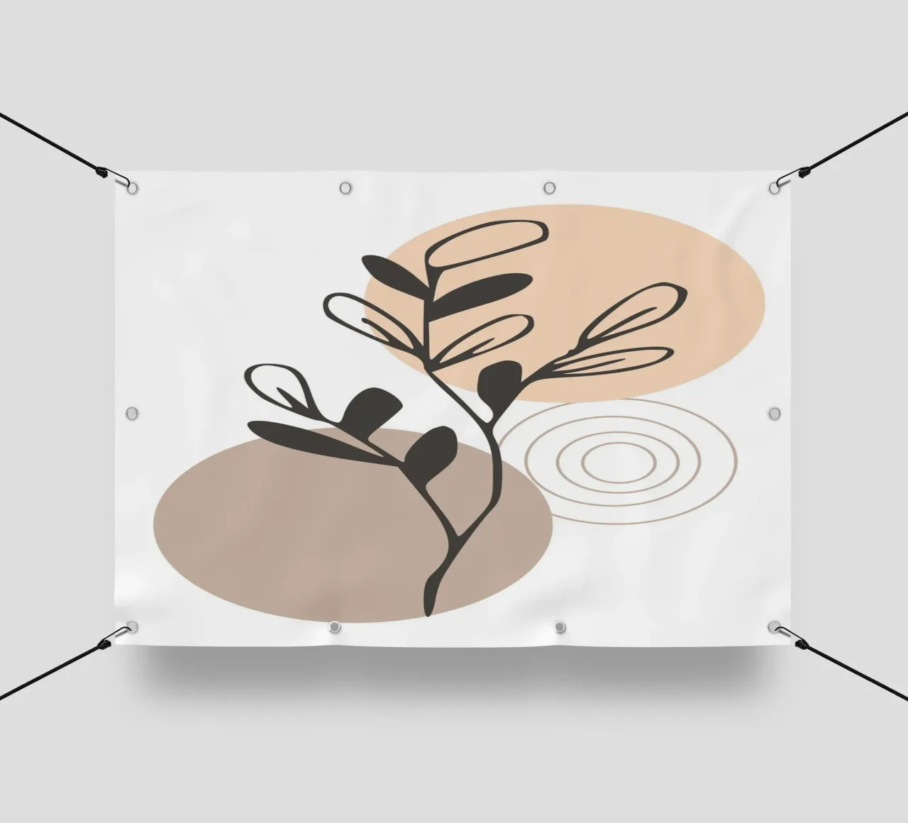 abstract dry branch 2 telo in pvc da vintageshop