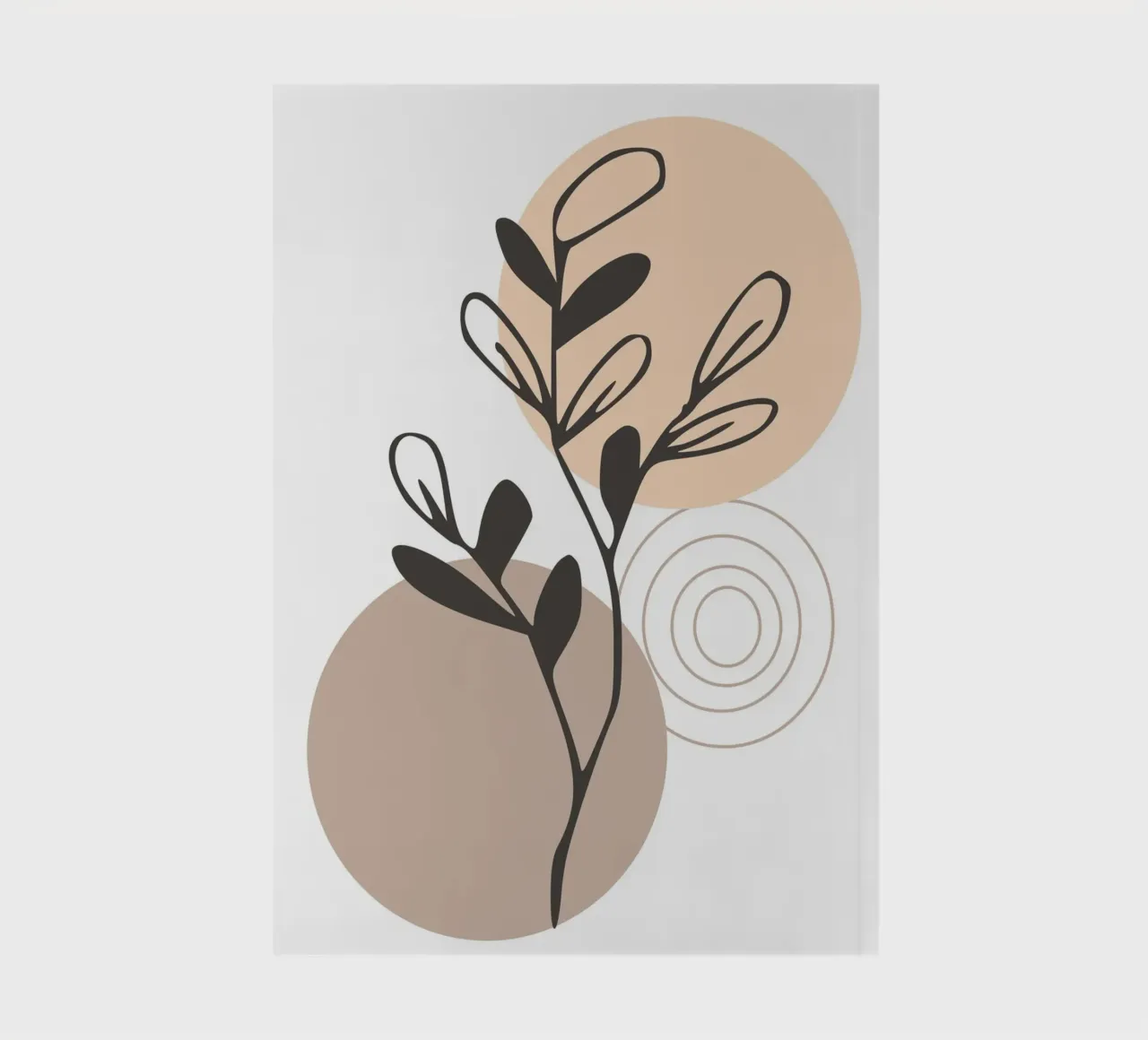 abstract dry branch 2 notebook by vintageshop