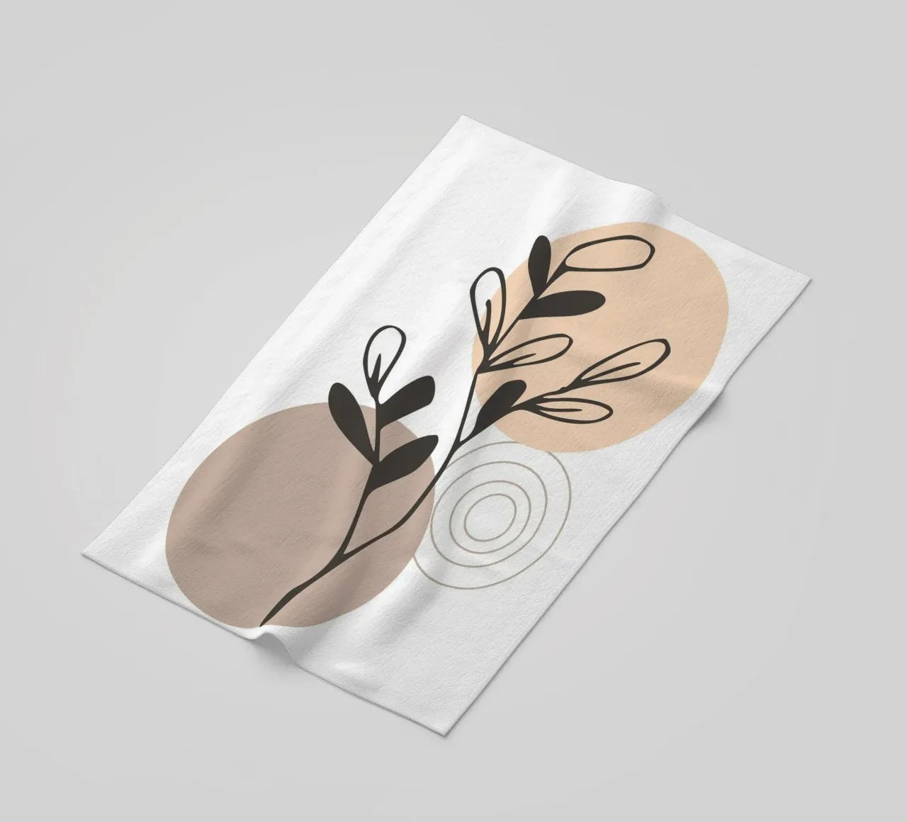 abstract dry branch 2 telo mare da vintageshop