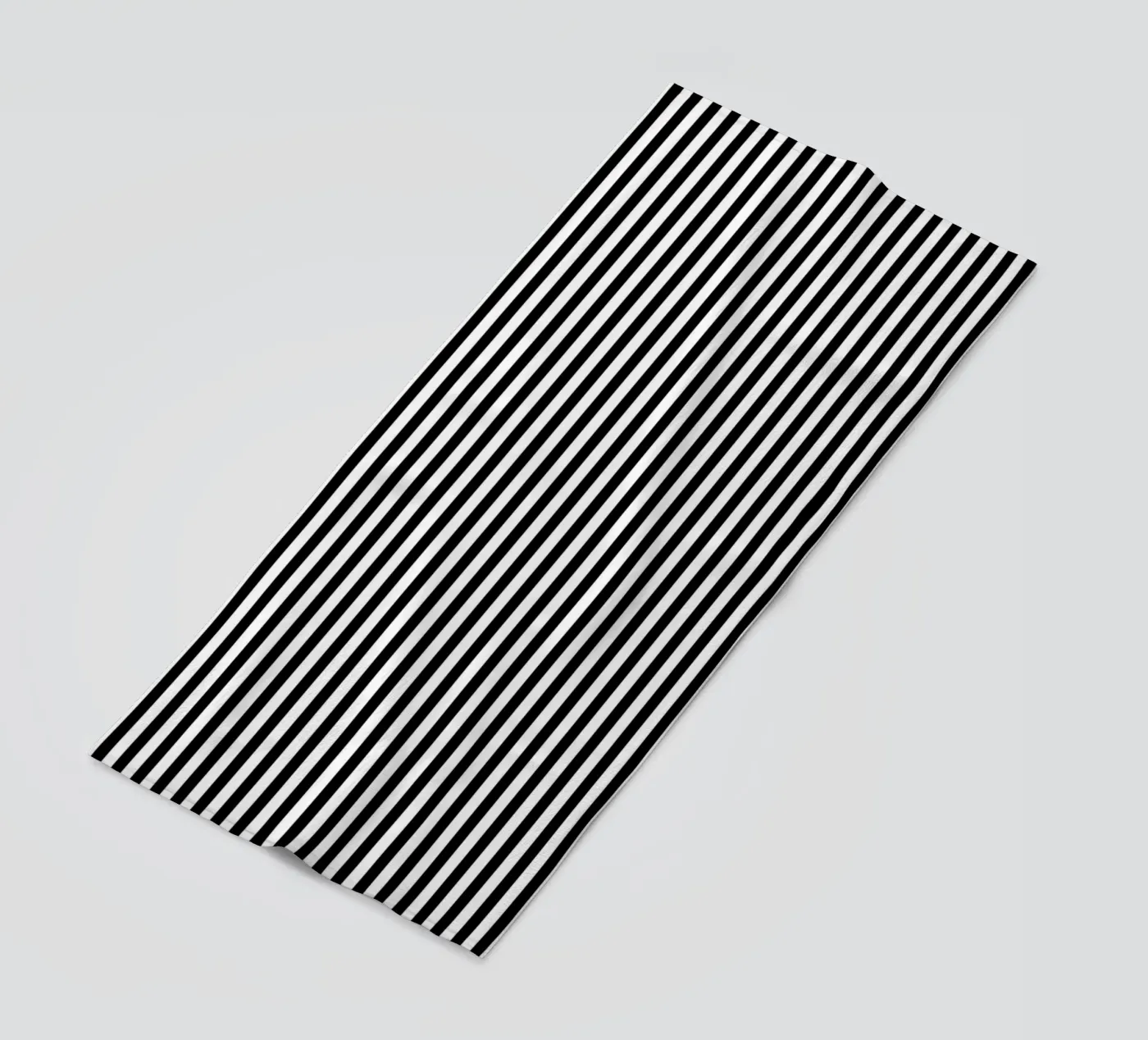 Standard Basic Classic Bold Stripes 2 | Bianco e nero telo mare da Beauty in Simplicity