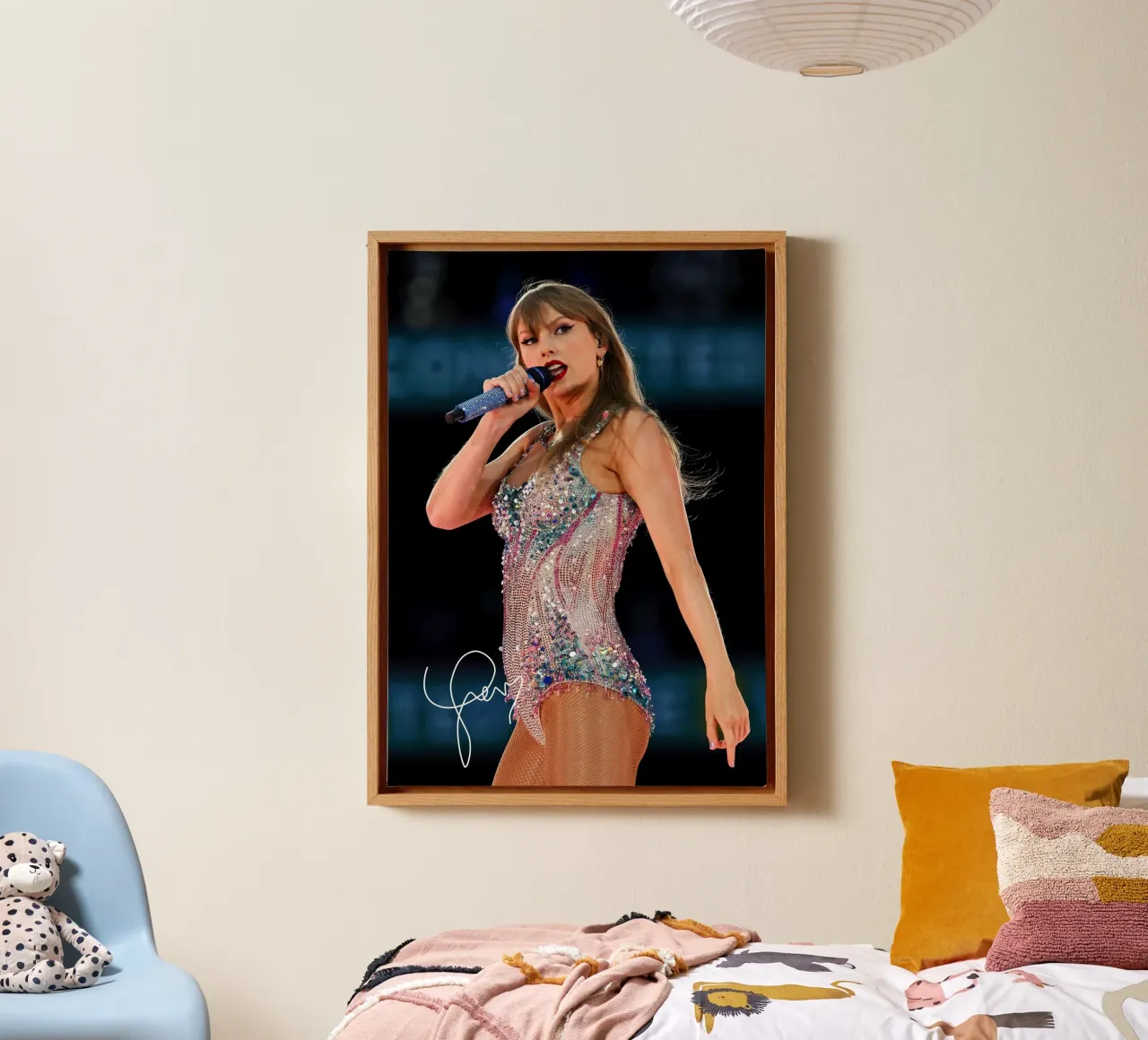 Il meglio di Taylor Swift tela con Cornice a cassetta da shiners