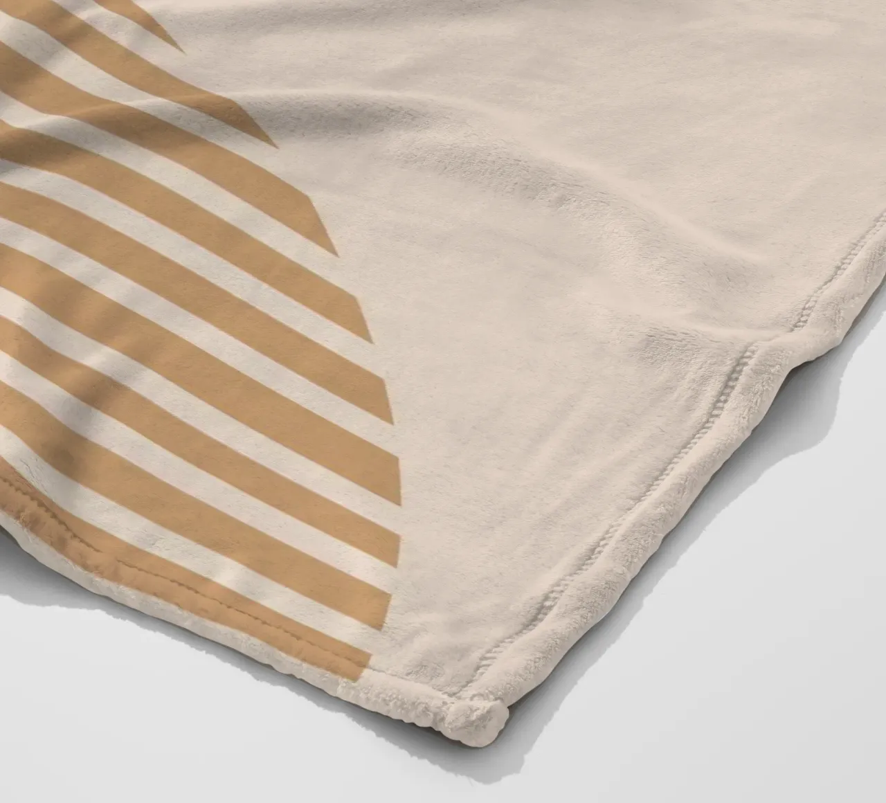abstract white branch coperta in pile da vintageshop