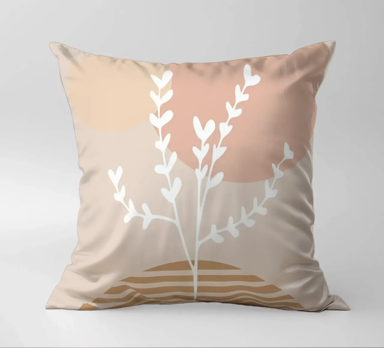 abstract white branch cuscino da vintageshop