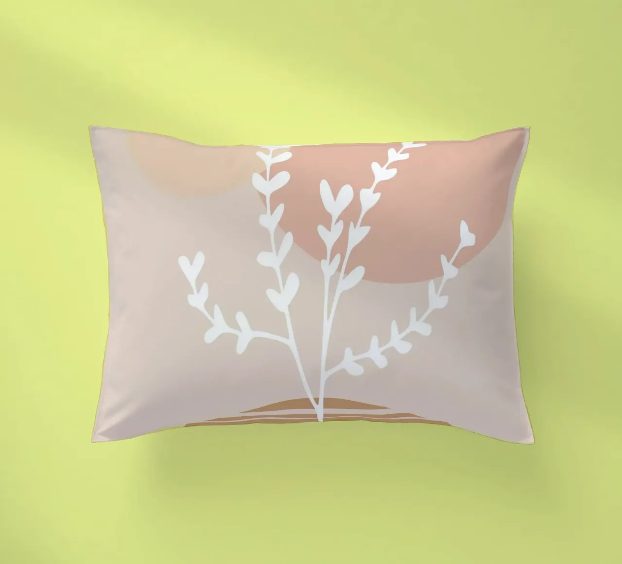 abstract white branch cuscino da vintageshop
