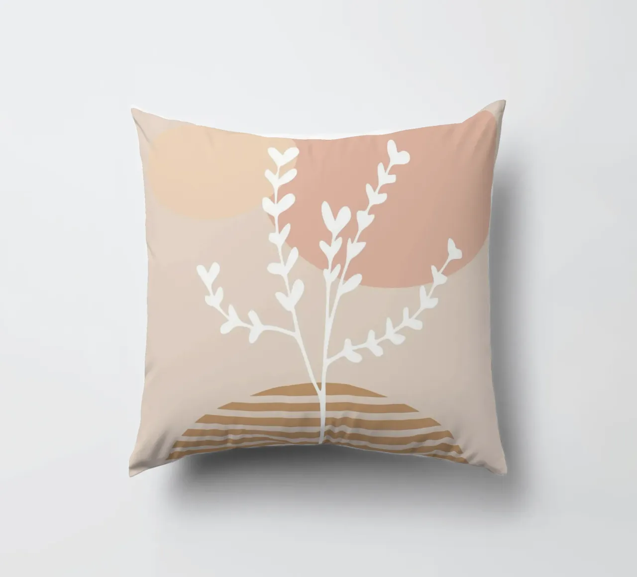 abstract white branch cuscino da vintageshop