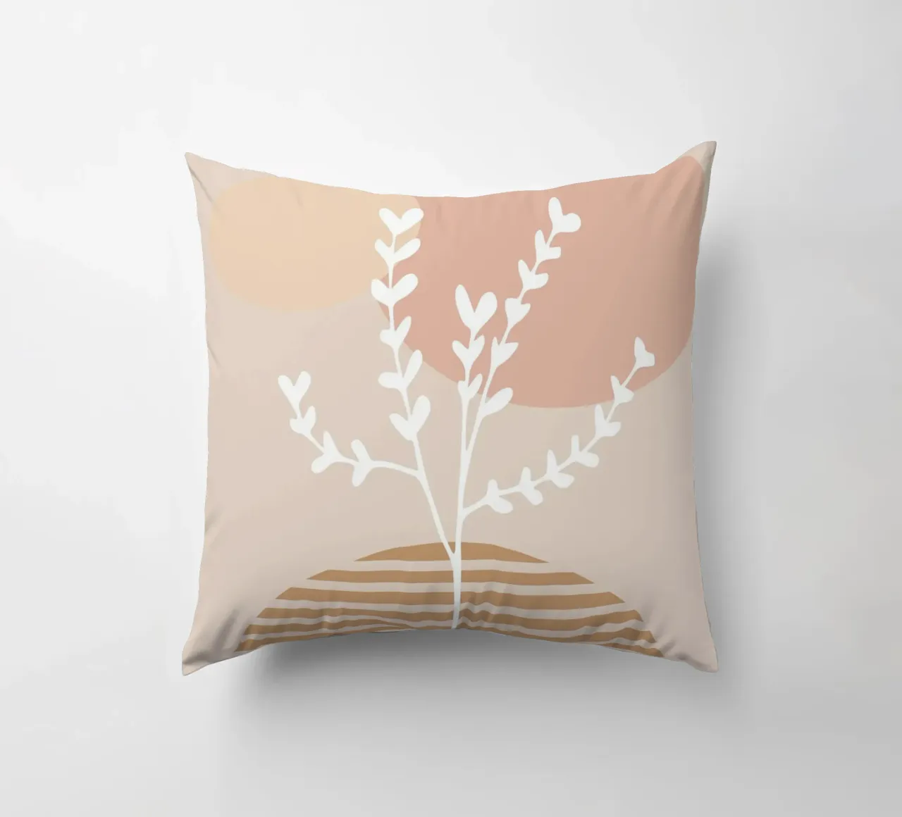 abstract white branch cuscino da vintageshop