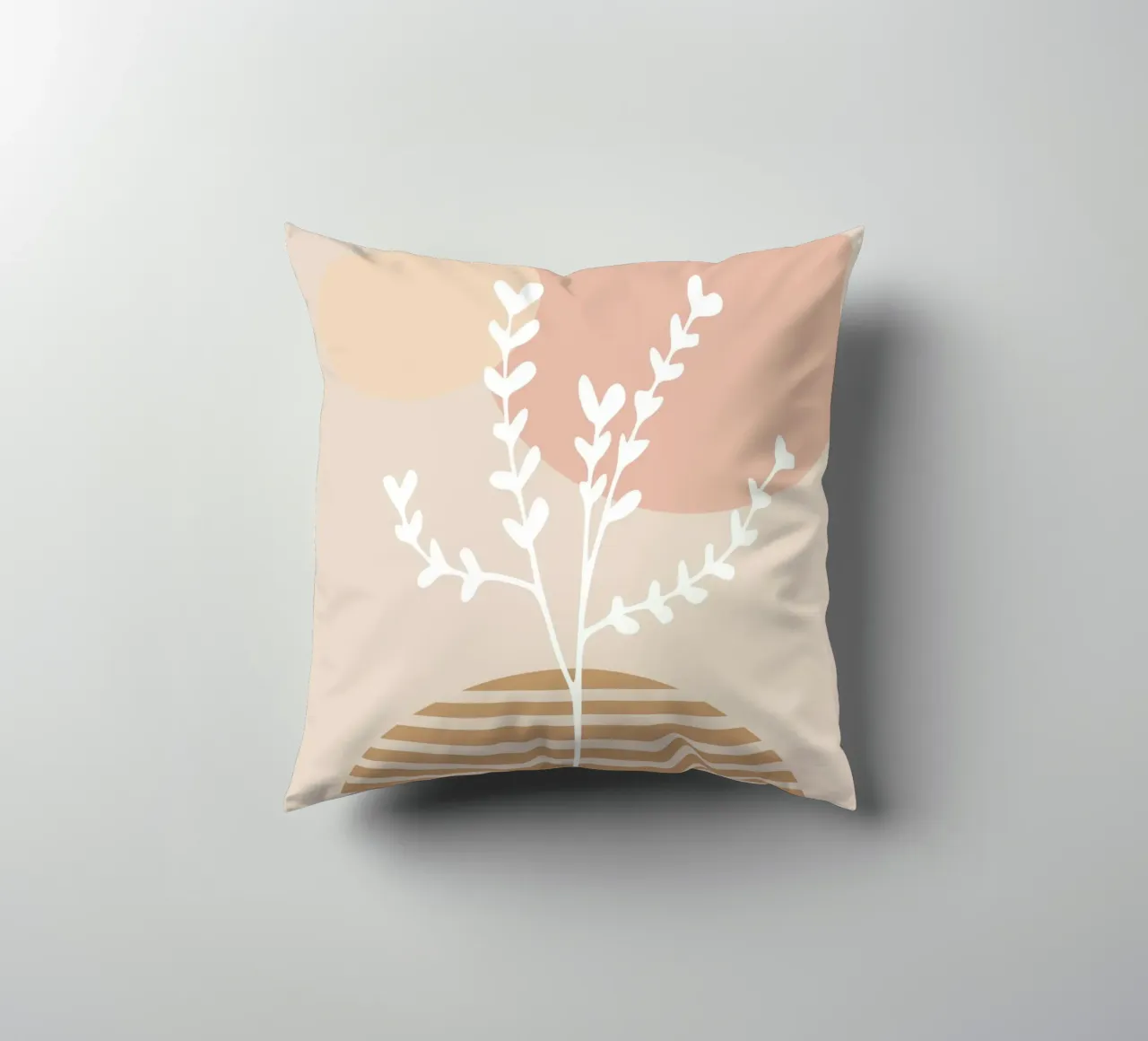 abstract white branch cuscino da vintageshop