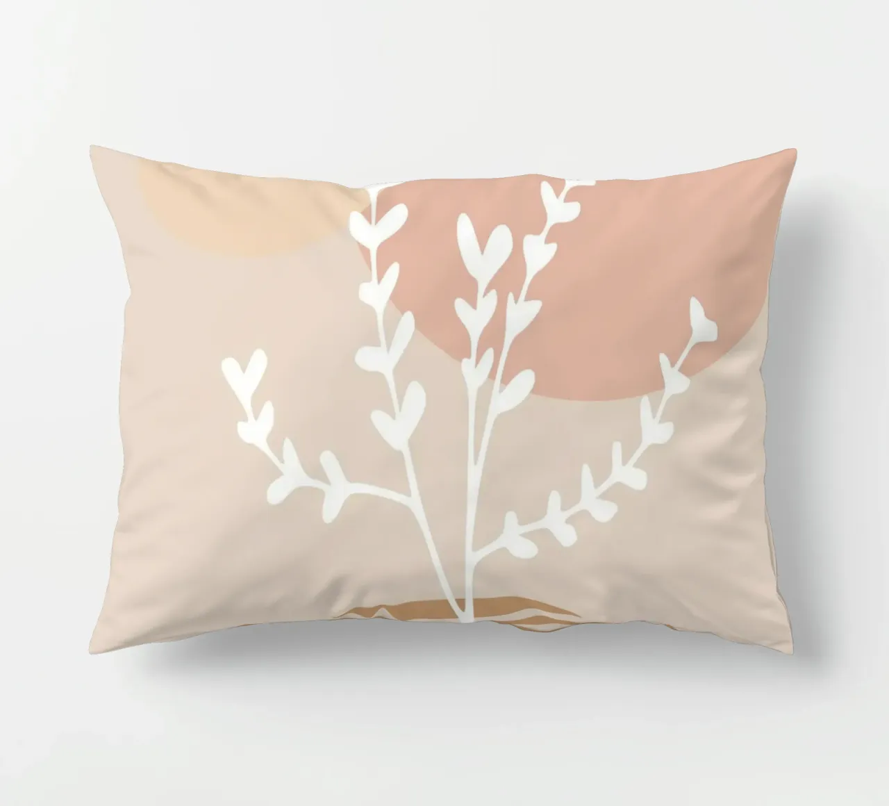 abstract white branch cuscino da vintageshop