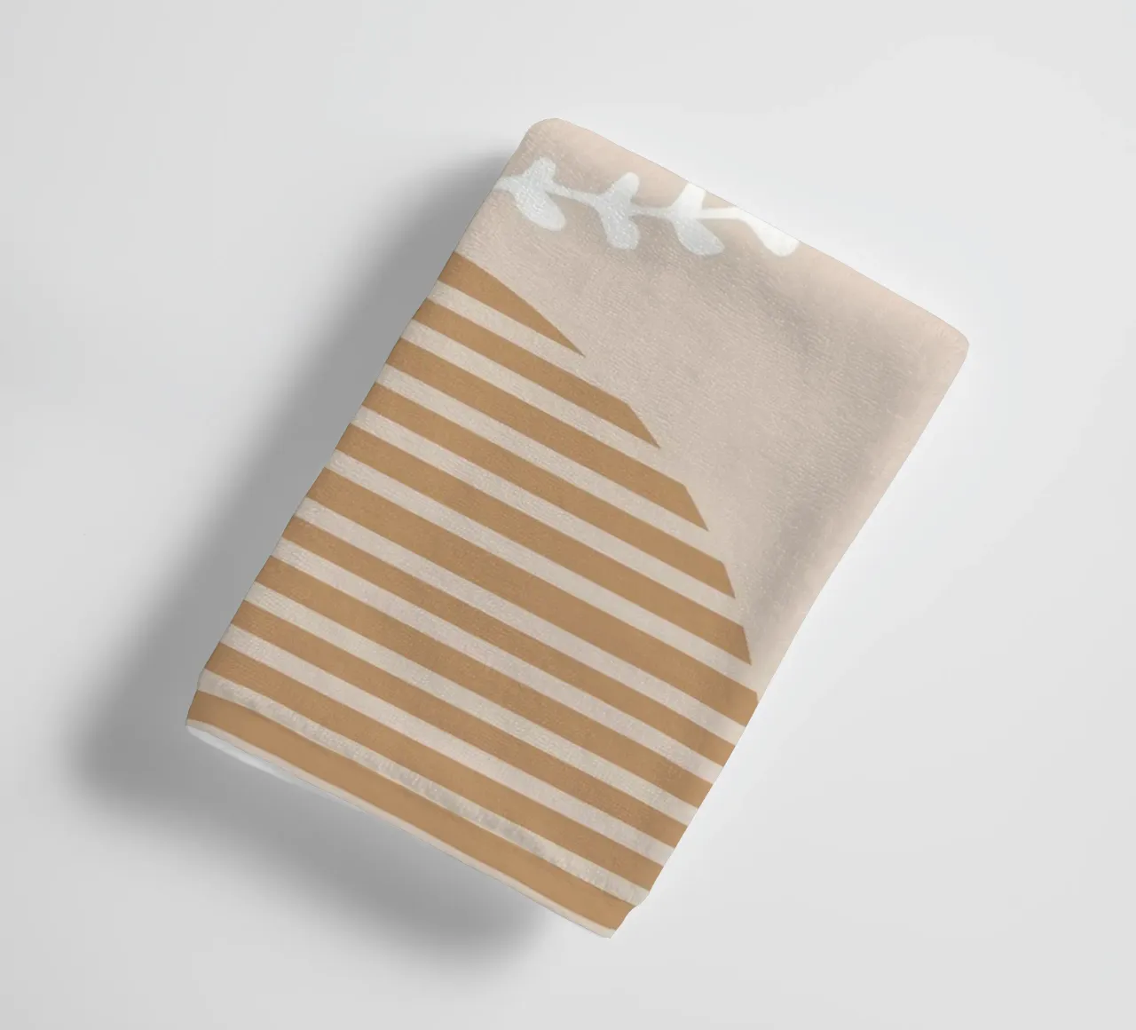 abstract white branch asciugamano da bagno da vintageshop