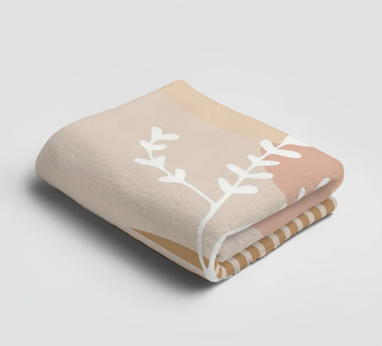 abstract white branch asciugamano da bagno da vintageshop