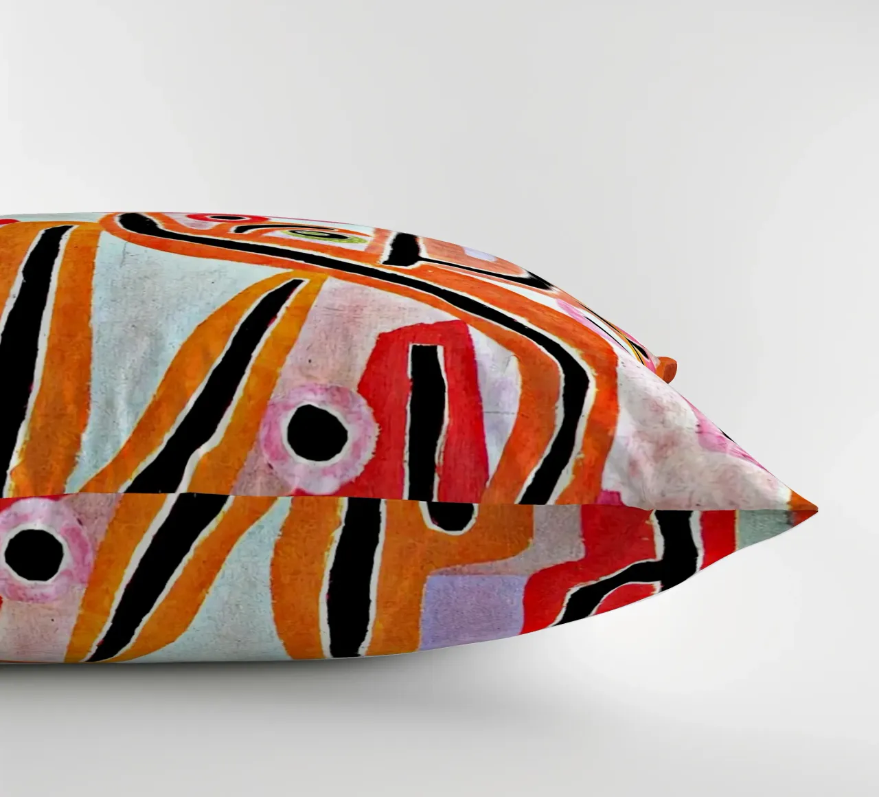linee curve alberi cuscino da Karl Martin