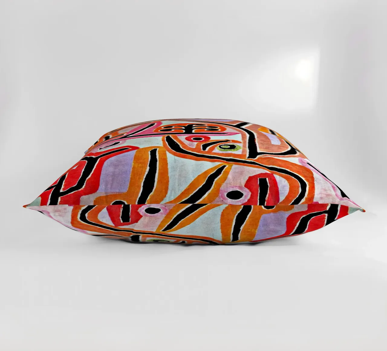 linee curve alberi cuscino da Karl Martin