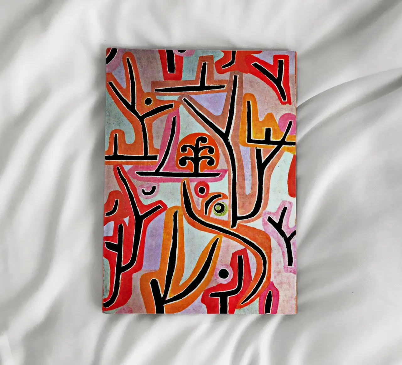 curved lines trees notebook by Karl Martin