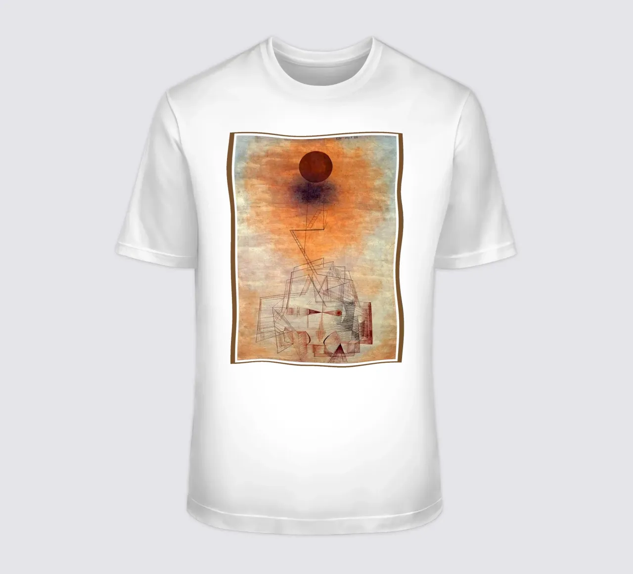 linee del sole forme geometriche t-shirt da Karl Martin