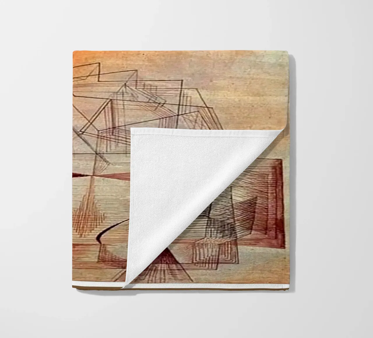 linee del sole forme geometriche telo mare da Karl Martin