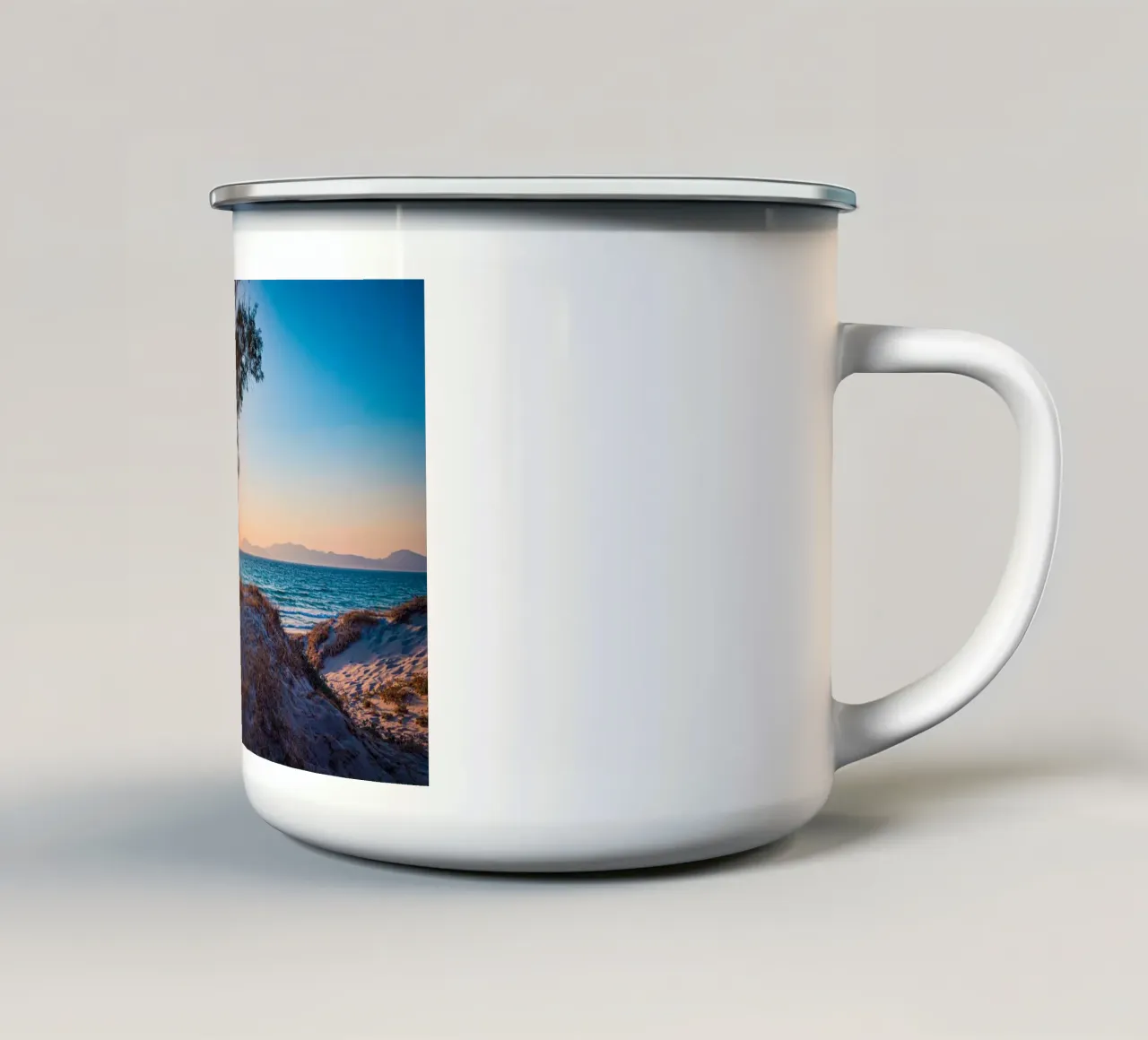 Tramonto a Kos con la stella del sole tazza in smalto da Marcus Beckert | Fotografie