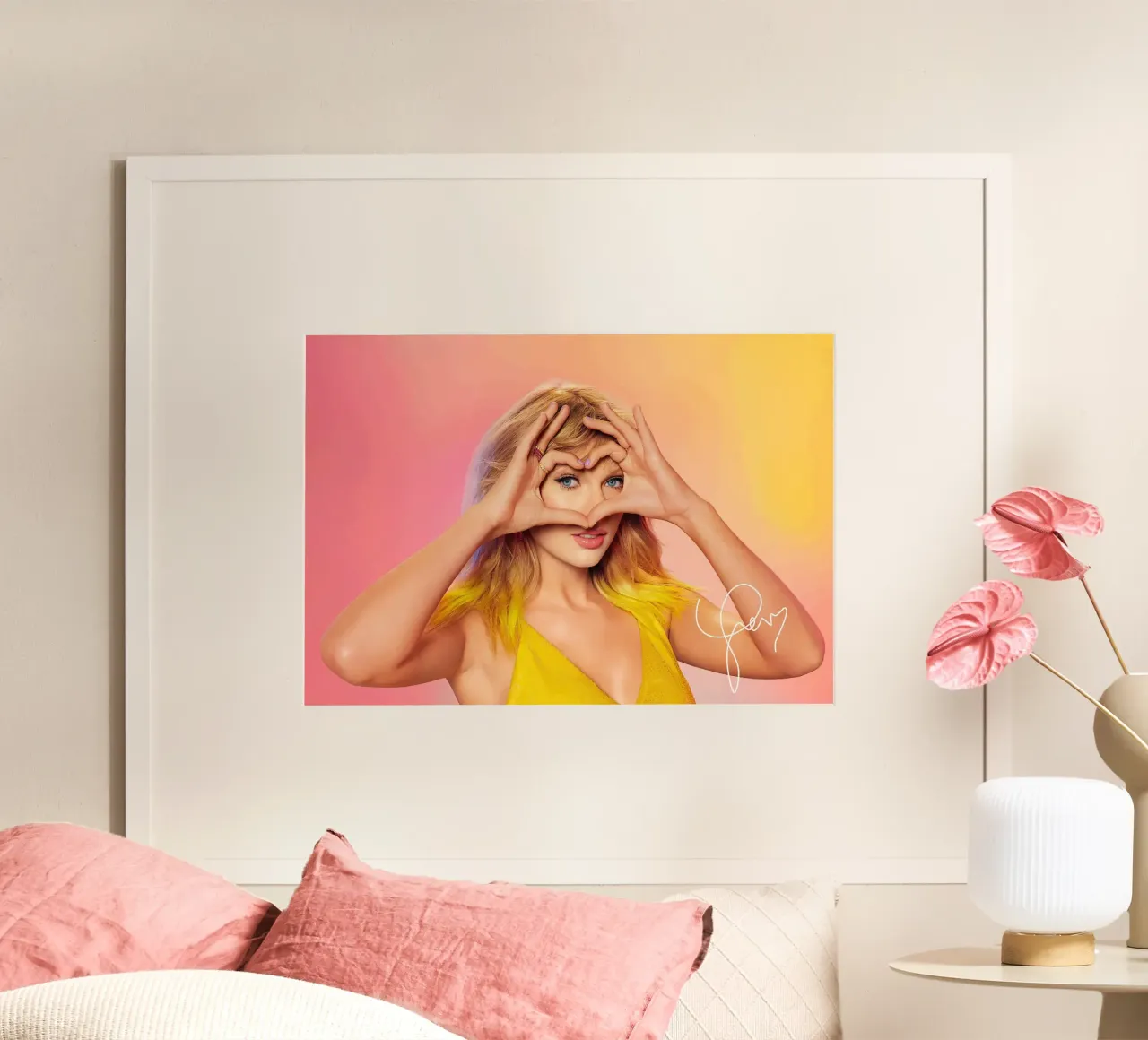 Amanti di Taylor Swift poster con telaio in plastica da discraft