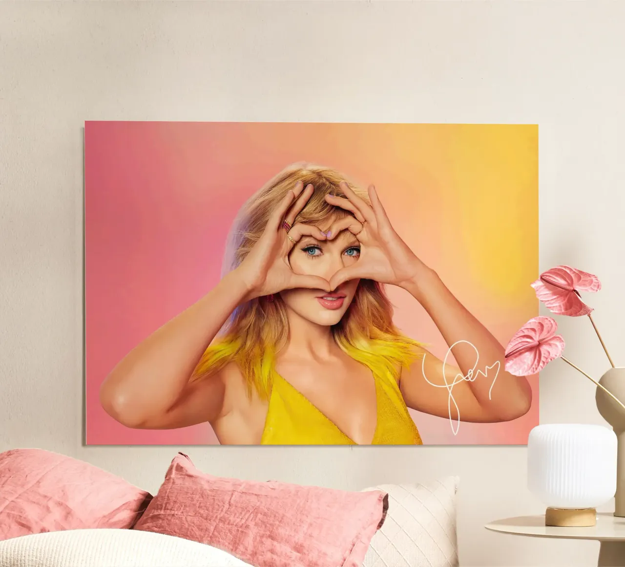 Amanti di Taylor Swift poster con telaio in plastica da discraft