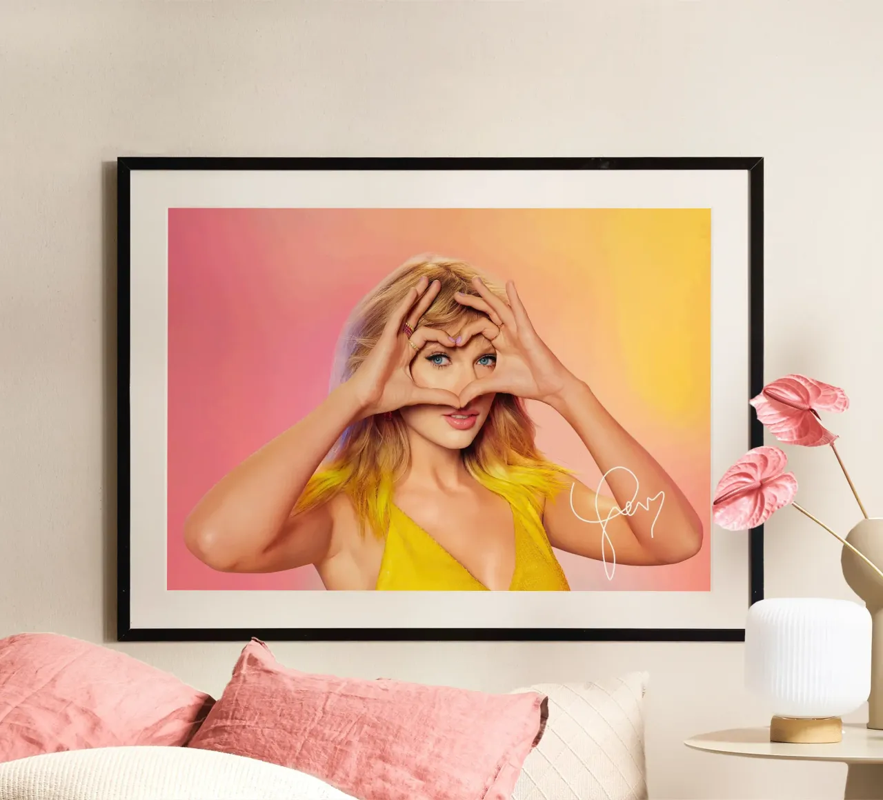 Amanti di Taylor Swift poster con telaio in plastica da discraft