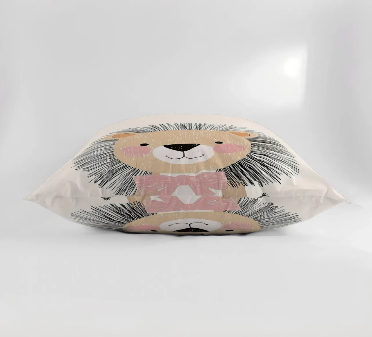 leone cartone animato animale arco semplice cuscino da Thomas Weber