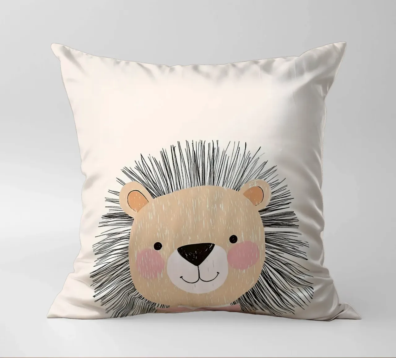 leone cartone animato animale arco semplice cuscino da Thomas Weber