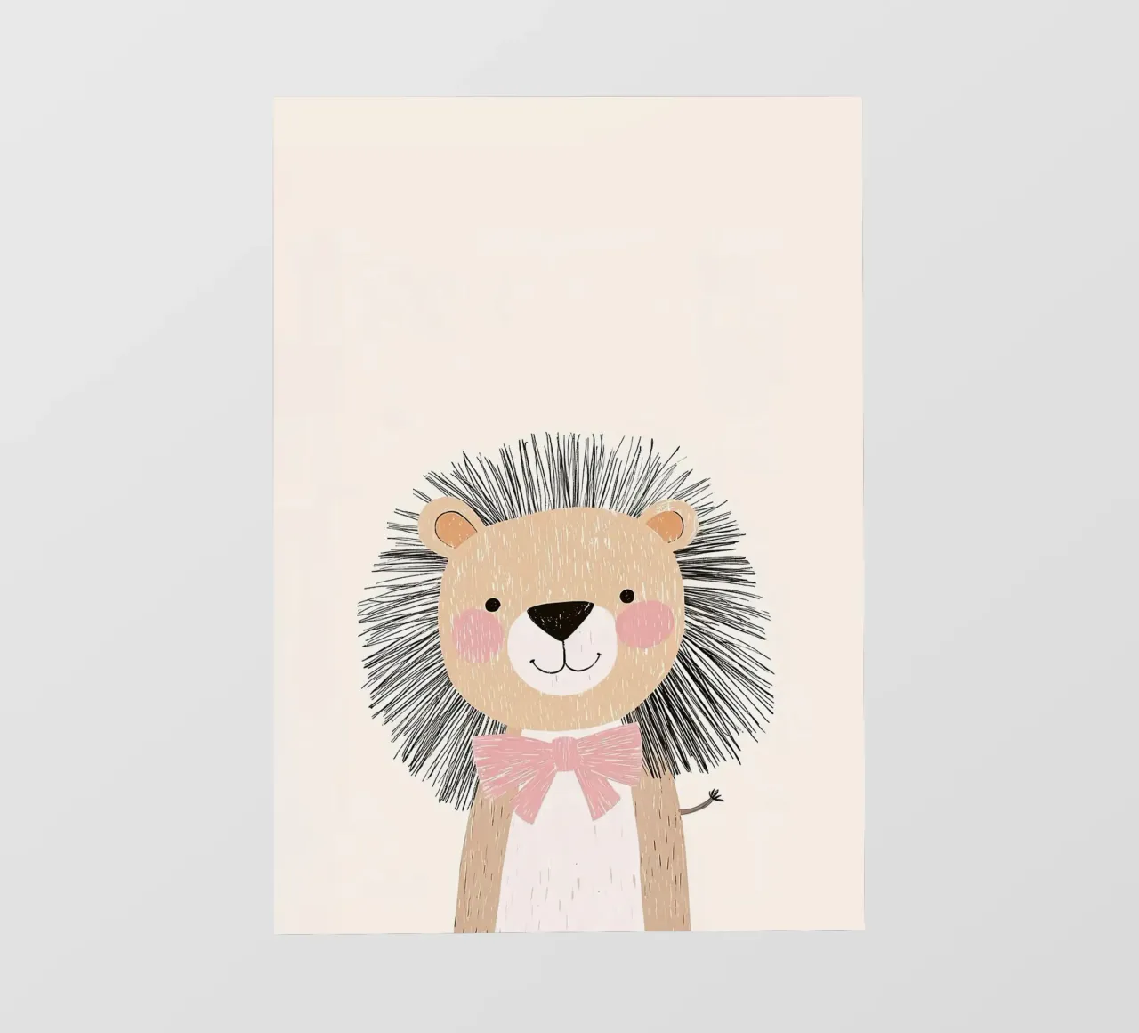 leone cartone animato animale arco semplice pellicola backlit da Thomas Weber