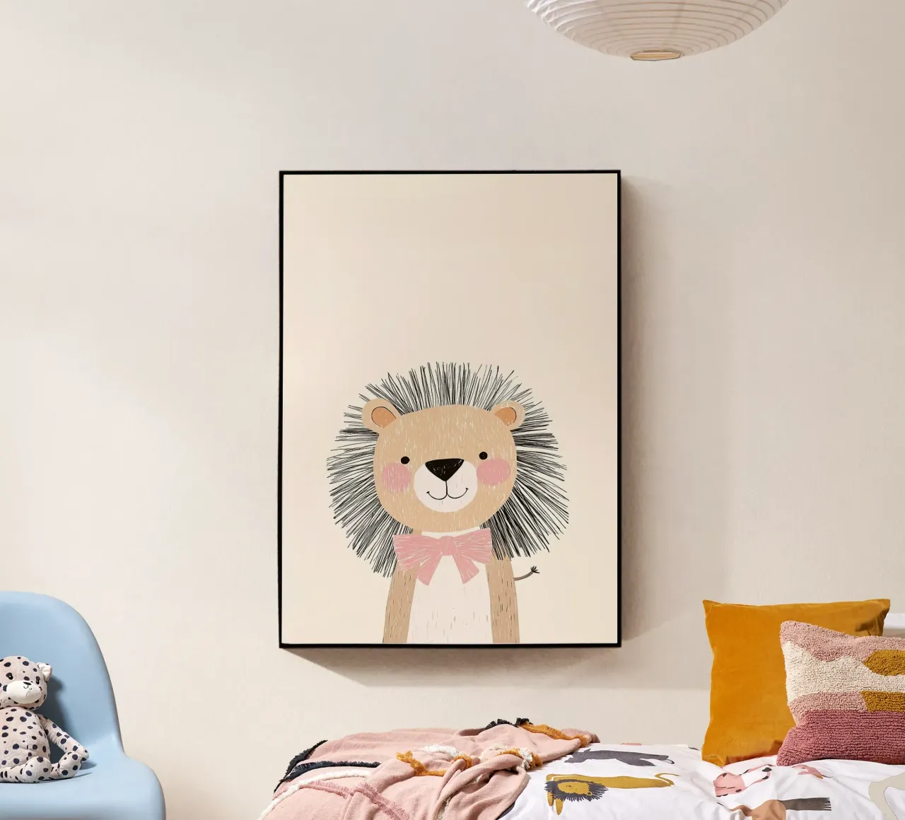 leone cartone animato animale arco semplice plexiglass da Thomas Weber