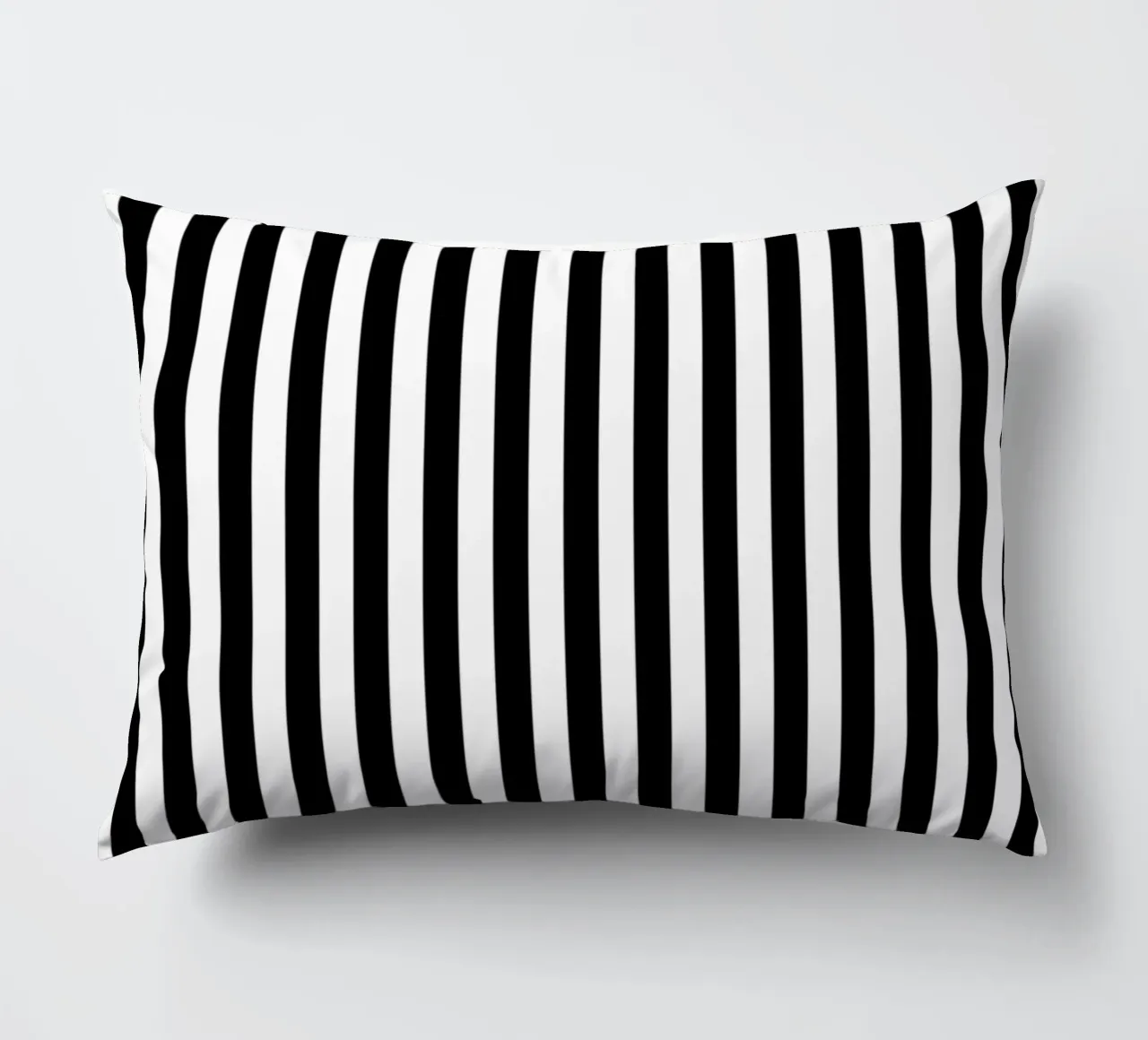Minimalista Basic Classic Bold Stripes | Bianco e nero cuscino da Beauty in Simplicity