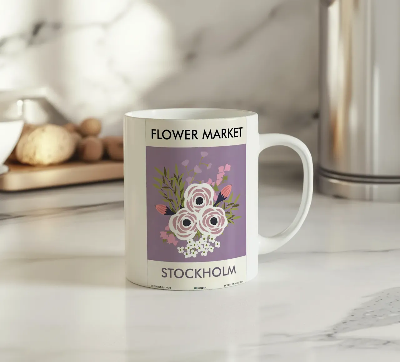 Stoccolma tazza in ceramica da Amber Hughes