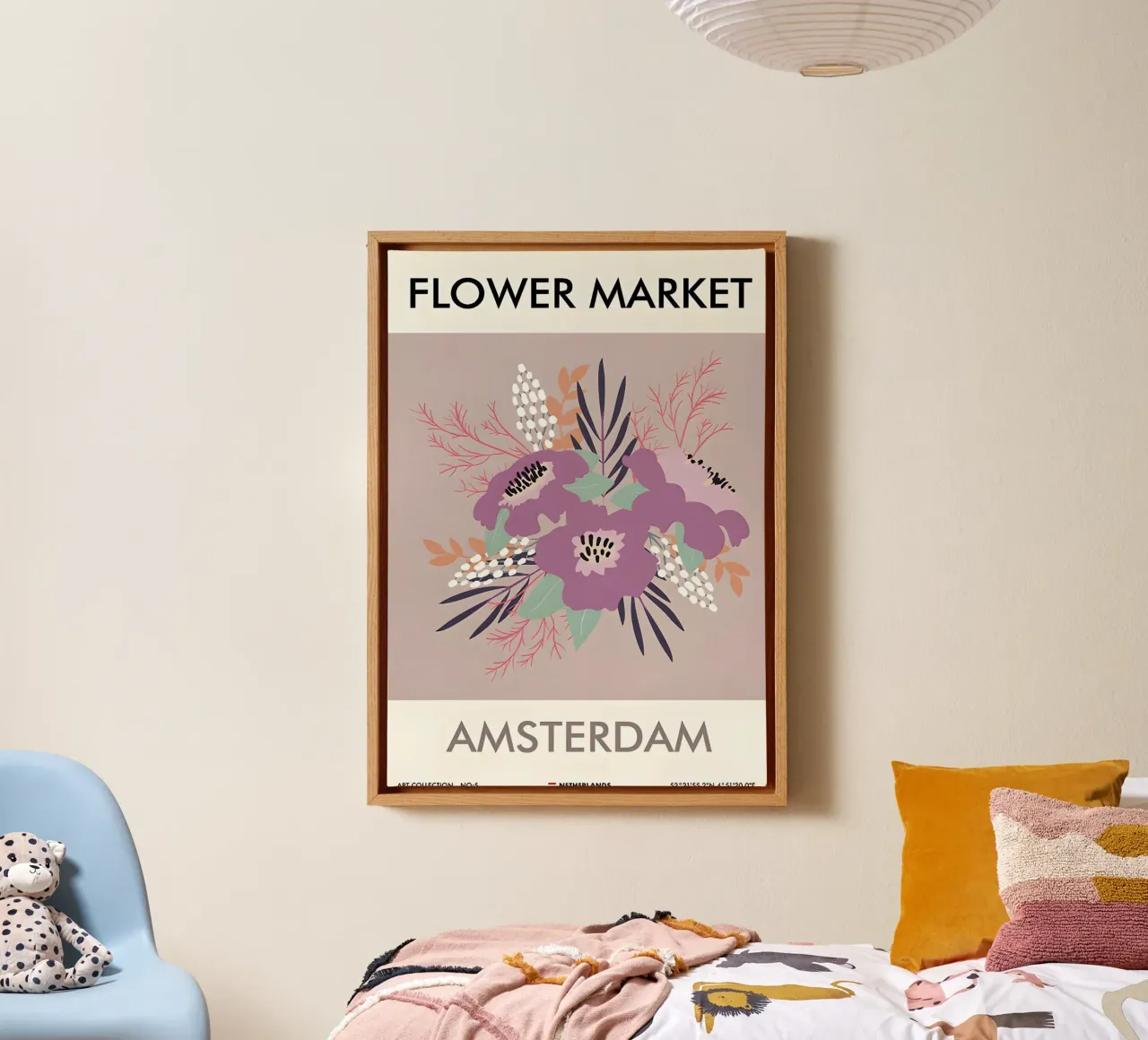amsterdam canvas with Floater frame by Amber Hughes