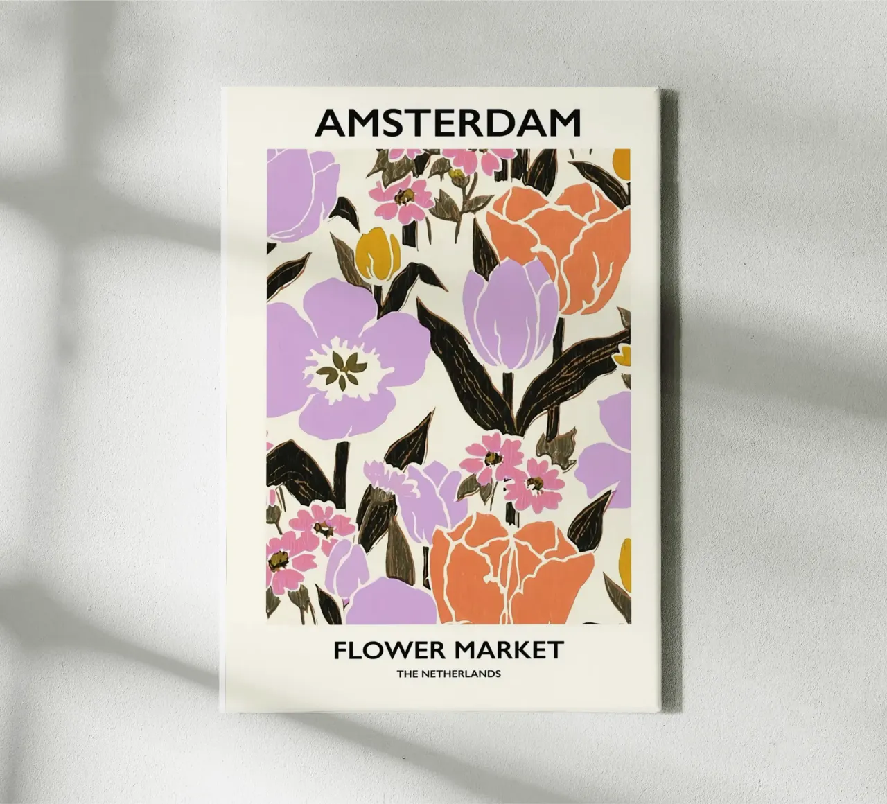 amsterdam canvas with Floater frame by Amber Hughes