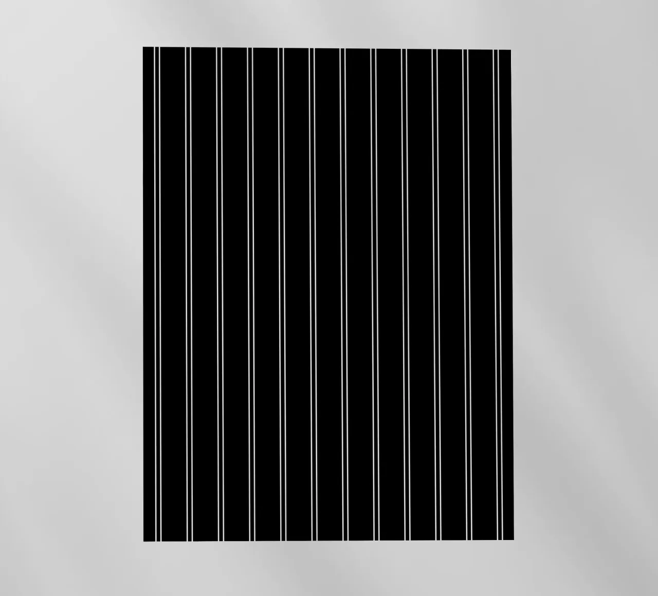 Minimal Basic Classic Doppie strisce bianche su nero pellicola backlit da Beauty in Simplicity