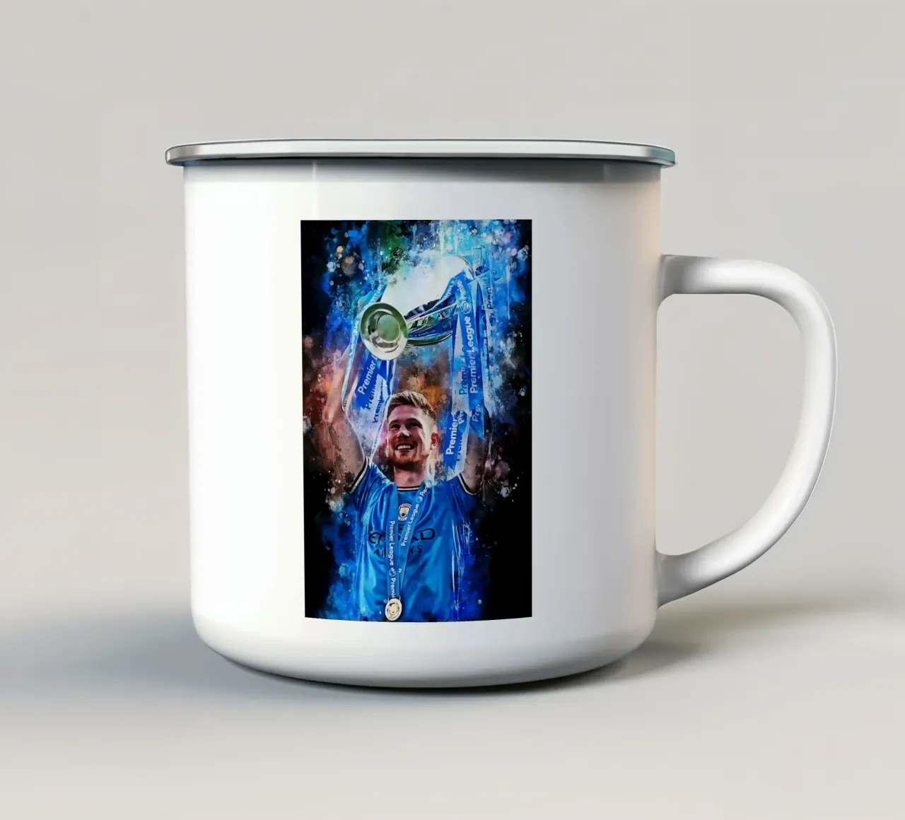 Kevin De Bruyne tazza in smalto da MasterInkArt