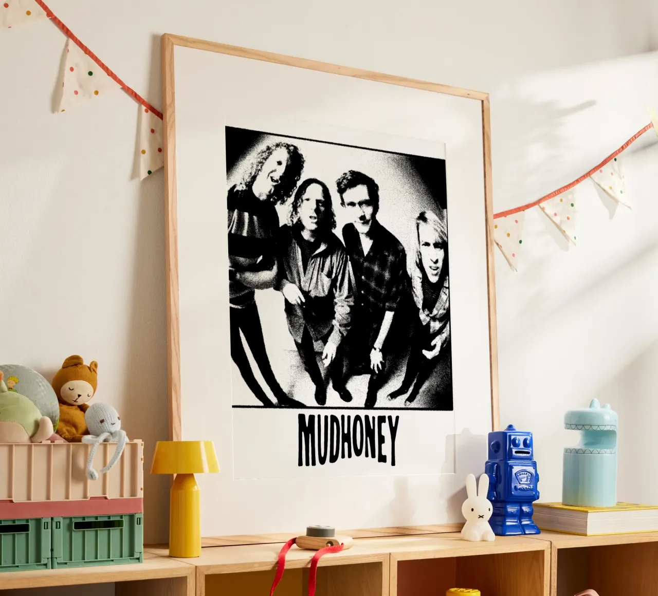 Maglietta essenziale della Rock Band in stile grunge poster da igoshdesigns