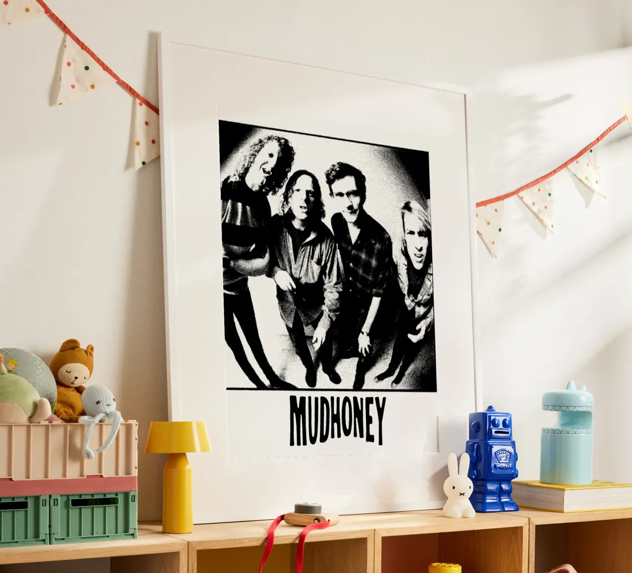 Maglietta essenziale della Rock Band in stile grunge poster da igoshdesigns