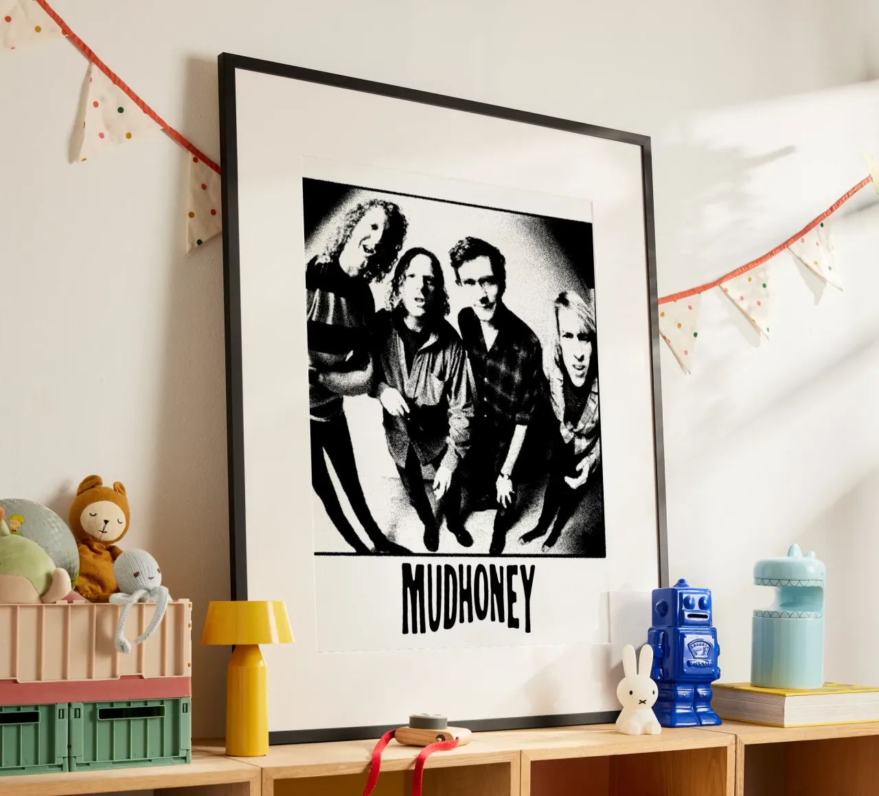 Maglietta essenziale della Rock Band in stile grunge poster da igoshdesigns