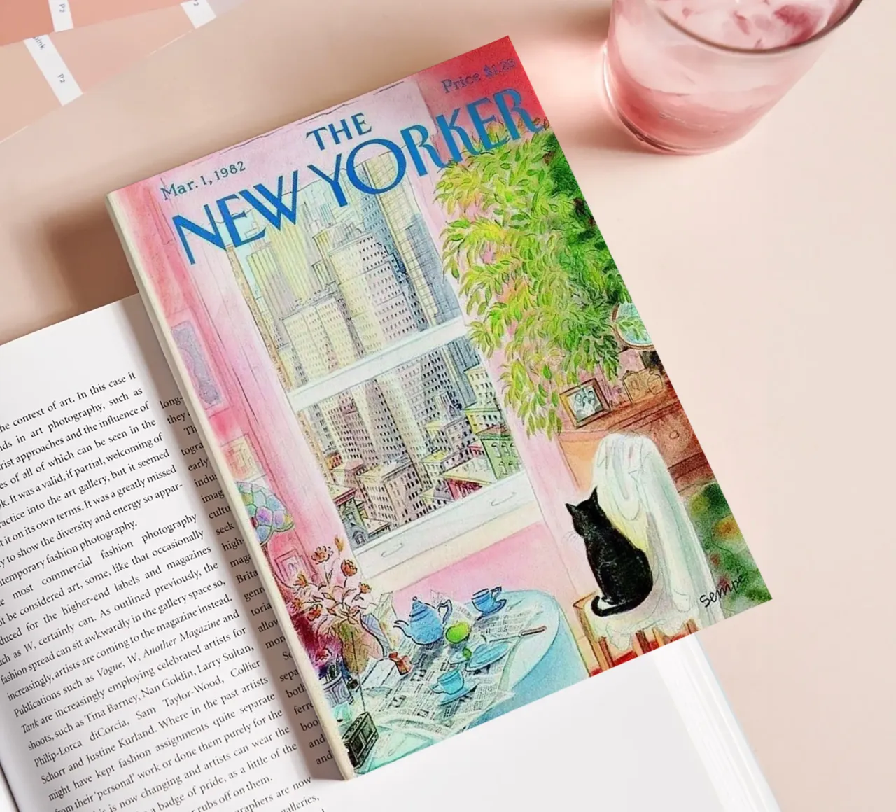 The Cat In The Building notebook by cosmos studio