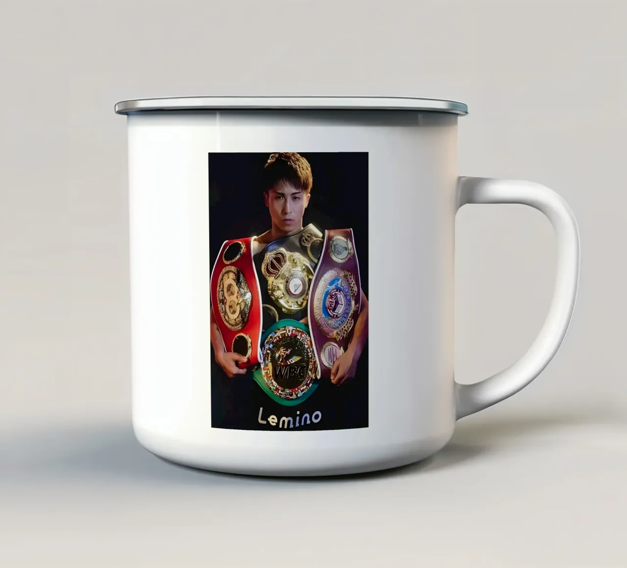 Naoya lInoue tazza in smalto da Low poly art