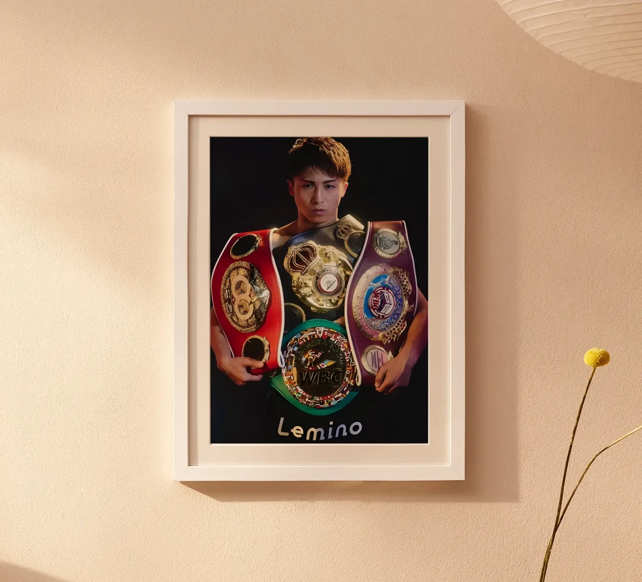 Naoya lInoue poster da Low poly art