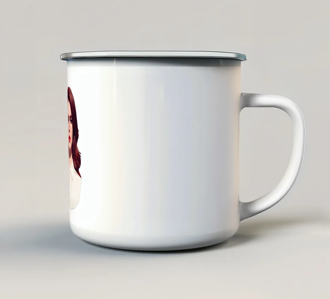 Lana Del Rey Lowpoly tazza in smalto da Low Profile