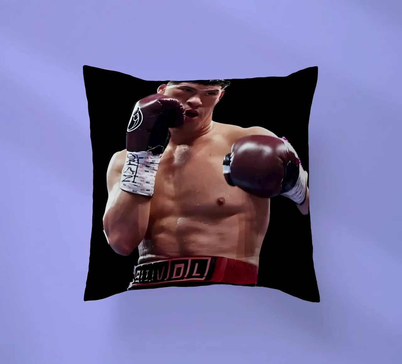 Dmitry Bivol cuscino da Low poly art