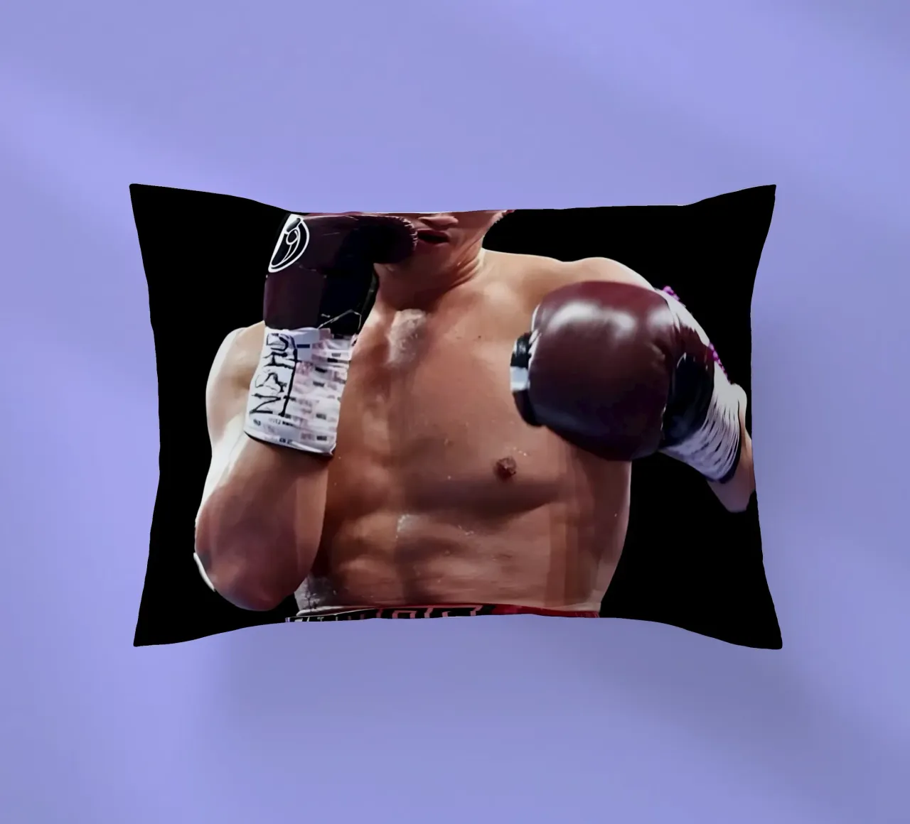 Dmitry Bivol cuscino da Low poly art