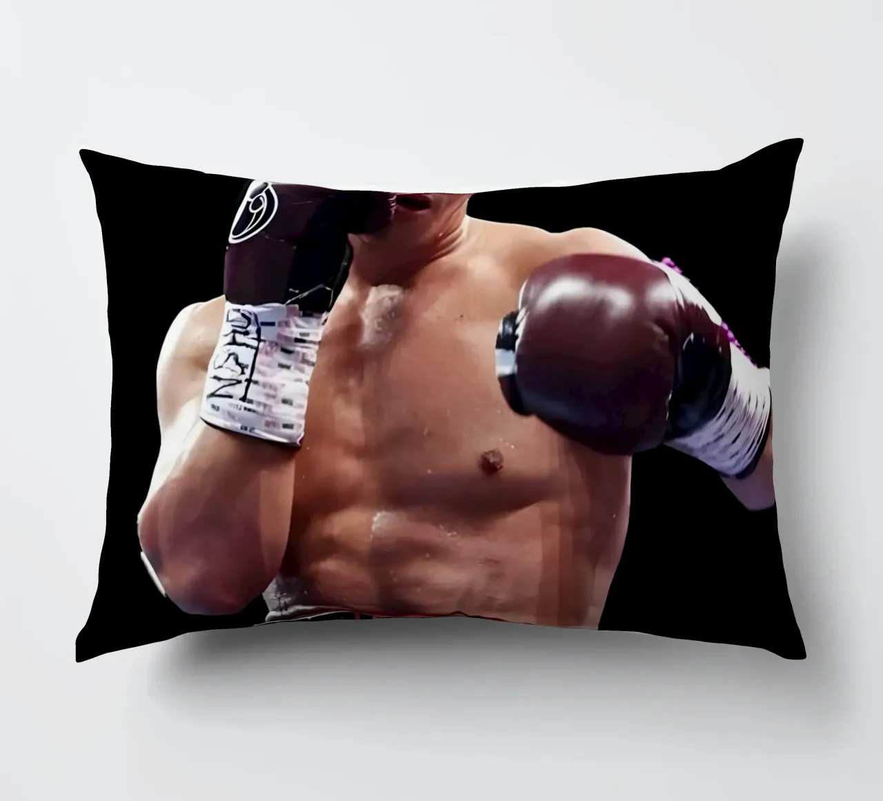 Dmitry Bivol cuscino da Low poly art