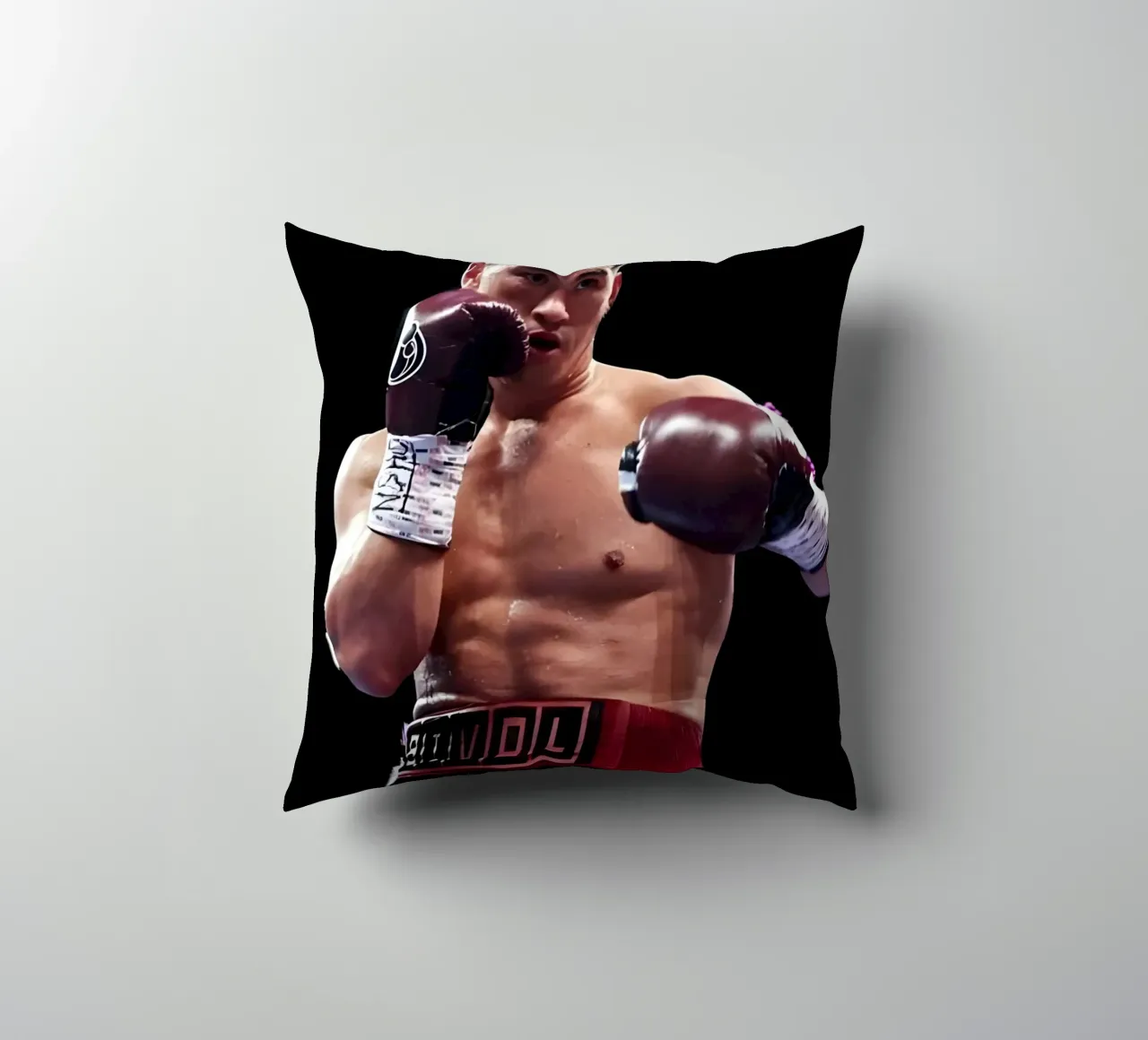 Dmitry Bivol cuscino da Low poly art