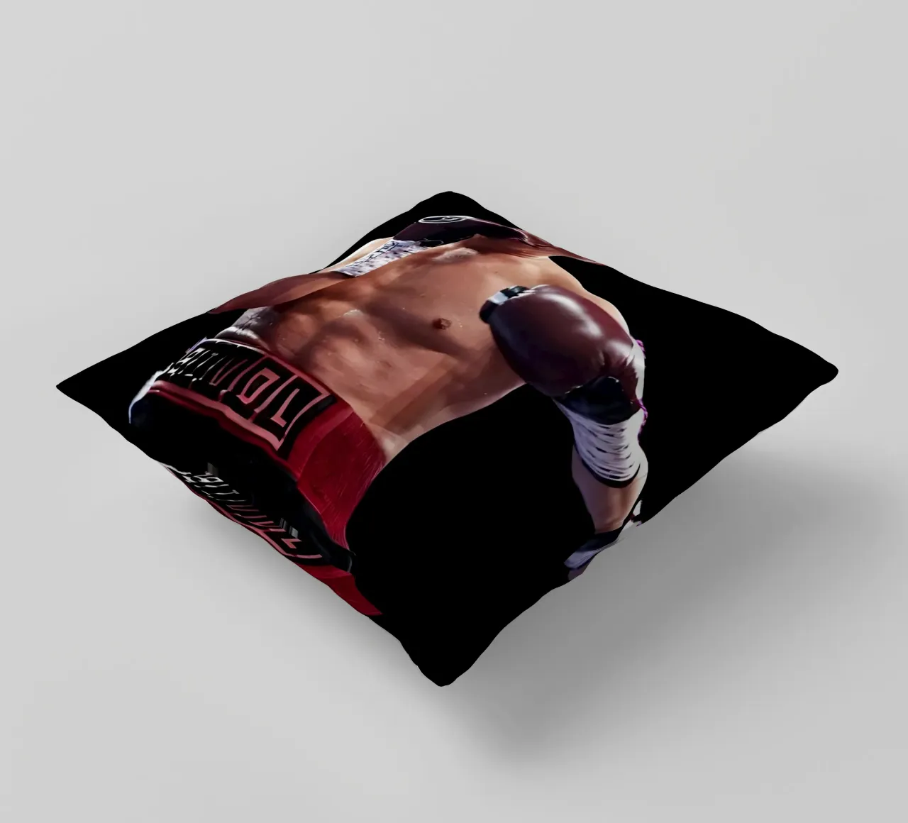 Dmitry Bivol cuscino da Low poly art