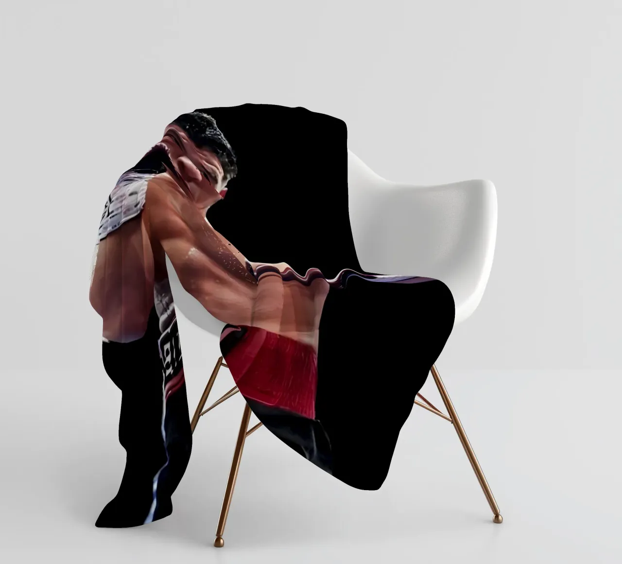 Dmitry Bivol coperta in pile da Low poly art